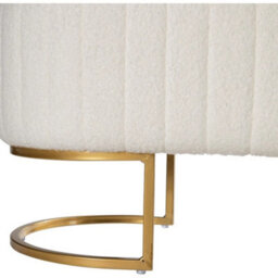 Teddy Velvet Upholstered Bench Bed End Ottoman Storage Stool 126X43X47Cm - thumbnail 4