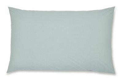 Catherine Lansfield Pillowcases Easy Iron Percale Standard 50X75Cm Pack Of 2 Pillow Cases With Envelope Closure Duck Egg Blue - image 1