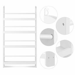 Gr8 Home Wall Mounted Childrens Bookcase Kids Display Bookshelf Storage Unit Shelving Rack - thumbnail 3