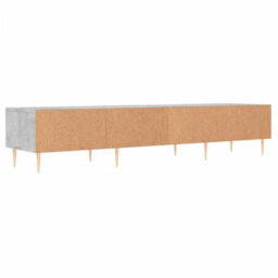 Berkfield Tv Cabinet Concrete Grey 150X36X30 Cm Engineered Wood - thumbnail 8