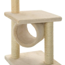 Walplus Cat Tree With Sisal Scratching Posts 65 Cm Beige - thumbnail 6