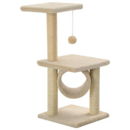 Walplus Cat Tree With Sisal Scratching Posts 65 Cm Beige - thumbnail 3