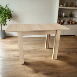 Heze Furniture Compact Extending Modern Dining Table - Ramen Mini 60X90-130 Cm - Sonoma Oak - thumbnail 2