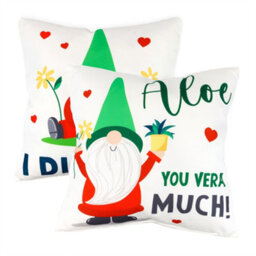 Gardenwize Pack Of 2 Gonk Cushion Covers 45 X 45Cm Festive Indoor Outdoor - thumbnail 1