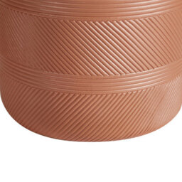 Beliani  Plant Pot Voula 31 Cm Brown - thumbnail 6