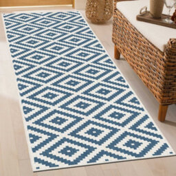 Blue Lagoon Indoor/outdoor Hallway Runner Rug - Durable, Reversible & Hardwearing Carpet For Home Or Garden - thumbnail 3