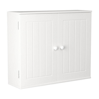 Double Door Bathroom Vanity Cabinet Wall Mounted Or Free - image 1
