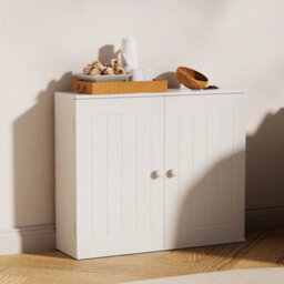 Double Door Bathroom Vanity Cabinet Wall Mounted Or Free - thumbnail 3