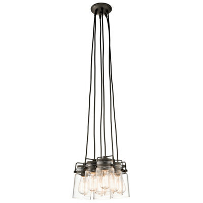 Stylish 6 Bulb Olde Bronze Pendant Light For Modern Interiors - image 1