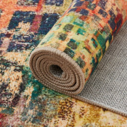 Aspire Homeware Modern Low Pile Area Rug, Non-Slip Living Room Hallway Runner Rugs, Vibrant Design (L)150Cm X (W)80Cm - thumbnail 5