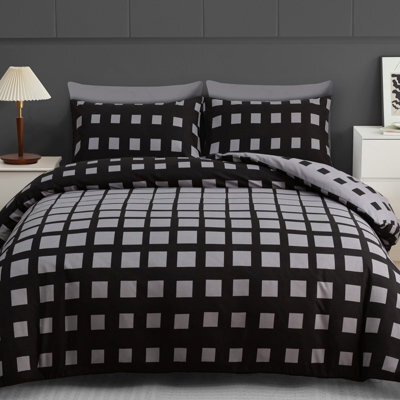 Grace Single Duvet Cover Set Premium Brushed Microfiber Duvet Cover Single 2 Pcs Ultrasoft Hypoallergenic With Zipper Closure - image 1