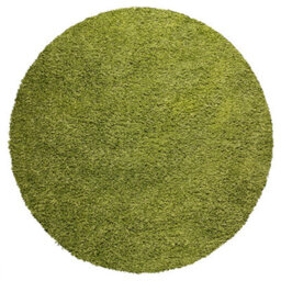 Bravich Green Thick Shaggy Circle Rug - California - 150Cm - thumbnail 3