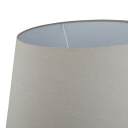 Wyld Haus Padua Rustic Terracotta Ceramic Table Lamp With Neutral Fabric Shade - thumbnail 4
