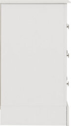 Seconique Stratford 3 Drawer Chest Of Drawers White Shabby Chic - thumbnail 6