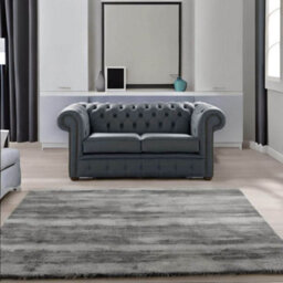 Chesterfield 2 Seater Shelly Knight Leather Sofa Settee Bespoke In Classic Style - thumbnail 3
