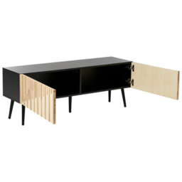 Beliani Tv Stand Dalcross Brown/ Black - thumbnail 6