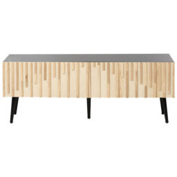 Beliani Tv Stand Dalcross Brown/ Black - thumbnail 5