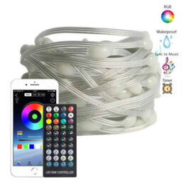 20M Rgb Led String Lights Smart App Control Fairy Lights For Christmas Garden Party - thumbnail 4