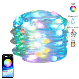 20M Rgb Led String Lights Smart App Control Fairy Lights For Christmas Garden Party - thumbnail 2