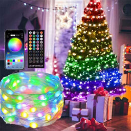 20M Rgb Led String Lights Smart App Control Fairy Lights For Christmas Garden Party