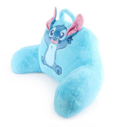 Disney Character Faux Fur Bed Rest, Stitch Cushion Soft Plush Character Pillow With Carry Handle, Kids Bedroom & Lounge Support - thumbnail 5