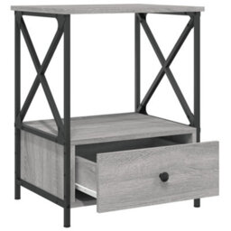 Berkfield Bedside Tables 2 Pcs Grey Sonoma 50X41X65 Cm Engineered Wood - thumbnail 7