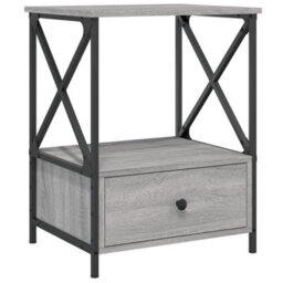 Berkfield Bedside Tables 2 Pcs Grey Sonoma 50X41X65 Cm Engineered Wood - thumbnail 5