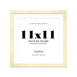 "11X11"" Gold Picture Frame - 11X11"" Square Frame With 10X10"" Mount For 11X11""/10X10"" Pictures Art Deco Style Room Decor, 1 Pack" - thumbnail 1