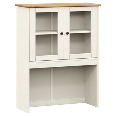 Berkfield Durable Dresser Top Vigo White 78X30X100 Cm Solid Wood Pine - image 1