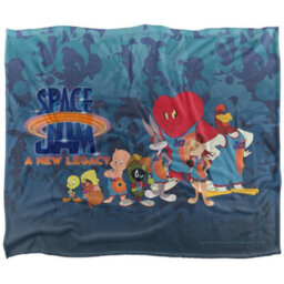 Space Jam: A New Legacy Line Up Blanket Multicoloured (One Size) - thumbnail 2
