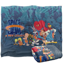 Space Jam: A New Legacy Line Up Blanket Multicoloured (One Size) - thumbnail 1