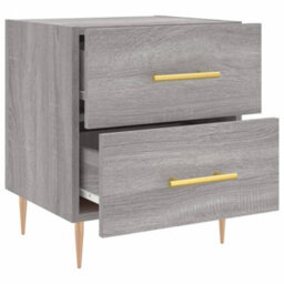 Berkfield Bedside Cabinets 2 Pcs Grey Sonoma 40X35X47.5 Cm Engineered Wood - thumbnail 8