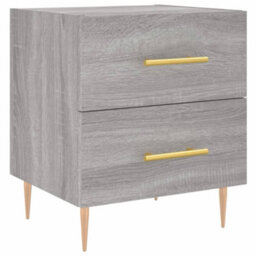 Berkfield Bedside Cabinets 2 Pcs Grey Sonoma 40X35X47.5 Cm Engineered Wood - thumbnail 5