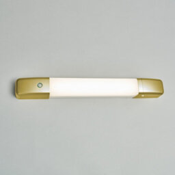 Litecraft Dimmable Brushed Brass Led Bathroom Shaver Wall Light - thumbnail 4