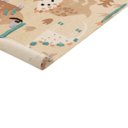 Beliani Kids Rug Stabat Multicolour 80 X 150 Cm Cotton - thumbnail 7