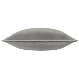 furn. Furn Meridian Velvet Feather Filled Cushion, Charcoal/dove, 45 X 45Cm - thumbnail 2