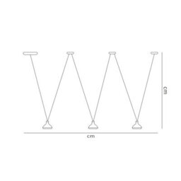 Luminosa Lighting Luminosa Antaras 3 Light Linear Pendant, 24W Led, 3000K, 1770Lm, Black, 3Yrs Warranty - thumbnail 6
