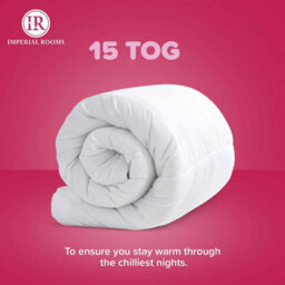 Imperial Rooms 15 Tog Winter Duvet, King 230X220Cm Extra Warm Heavyweight Hollowfibre, Breathable & Hypoallergenic - thumbnail 2