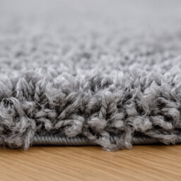 Uetian Silver Small Shaggy Rug 80X150 Cm 5Cm Pile Thickness Soft Texture Cozy Feel For Home Living Room Bedroom - thumbnail 3