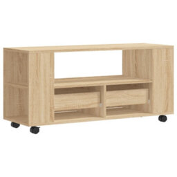 Vidaxl Tv Cabinet Sonoma Oak 102X34.5X43 Cm Engineered Wood - thumbnail 8