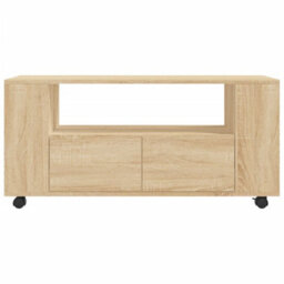 Vidaxl Tv Cabinet Sonoma Oak 102X34.5X43 Cm Engineered Wood - thumbnail 6