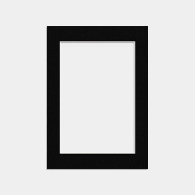 Ak Frames A4 Black Picture Mounts To Fit 9X6 Aperture Size - Mount Board Only (No Frame Included) - image 1