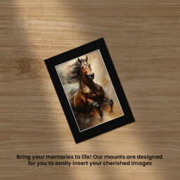 Ak Frames A4 Black Picture Mounts To Fit 9X6 Aperture Size - Mount Board Only (No Frame Included) - thumbnail 5