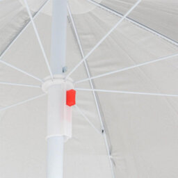 Harbour Housewares Metal Beach Parasol & Base Set - 1.74 X 1.93M - Grey/green - thumbnail 5
