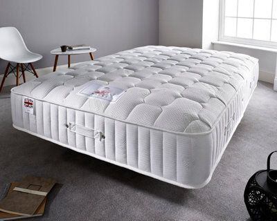 Somnior Beds Somnior 3500 Sovereign Pocket Sprung With Memory Foam Quilted Mattress - Super King - image 1