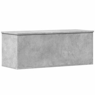 Berkfield Durable Storage Box Concrete Grey 90X35X35 Cm Engineered Wood