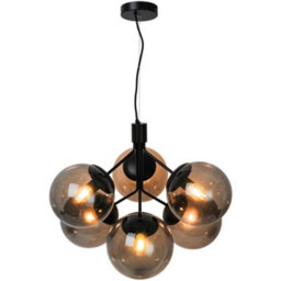 Nordlux Ivona Glass Pendant Light Hand Blown Glass Black,mains - thumbnail 2