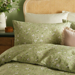 Wylder Bronte Floral Duvet Set, Super King, Green - thumbnail 2