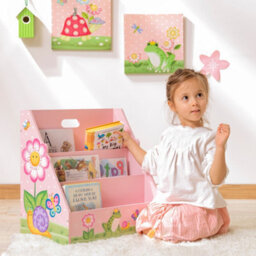 Fantasy Fields By Teamson Kids  Magic Garden Kids Bookshelf Bookcase Book And Toy Organiser Storage Td-13142A - thumbnail 7