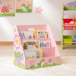 Fantasy Fields By Teamson Kids  Magic Garden Kids Bookshelf Bookcase Book And Toy Organiser Storage Td-13142A - thumbnail 1